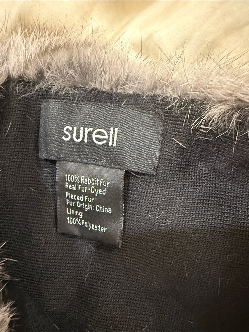 Surell Oversized Rabbit Fur Pull-Through

Gray Rabbit Fur Scarf - Picture 3 of 9